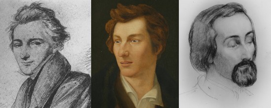 Drei 'sprechende' Heinrich Heine Portraits